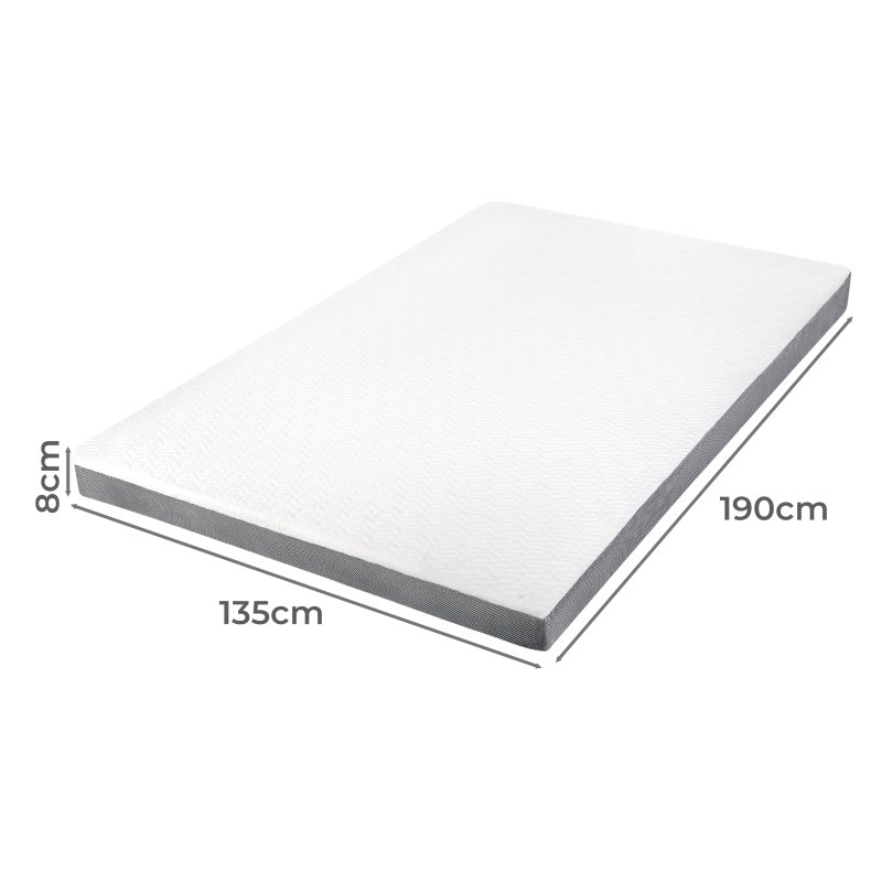 Lavio Double Mattress Topper Memory Foam Ergonomic Dual Layer Hotel Quality
