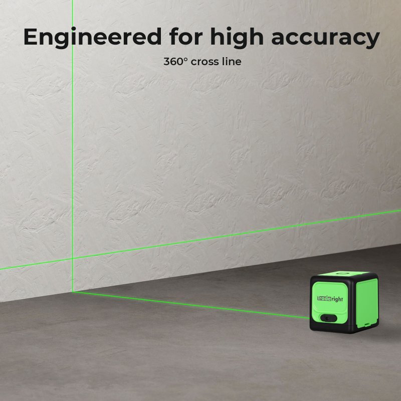 Traderight Green Laser Level Self Leveling Green Light IP54 Water Resistant