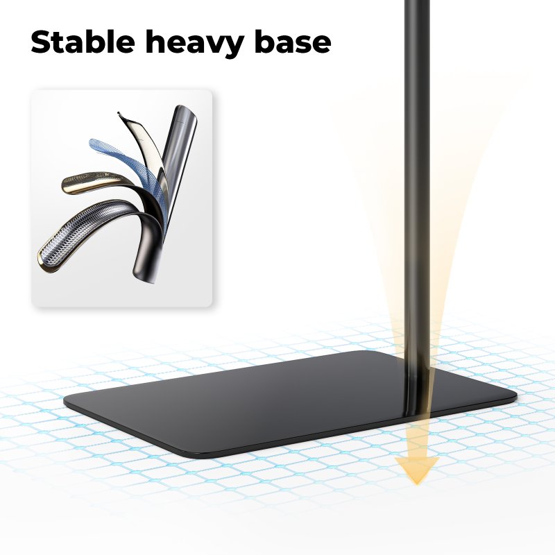 Emitto LED Lash Light Half Moon Lamp for Lash Extension Tattoo Aluminium Alloy