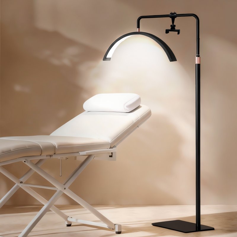 Emitto LED Lash Light Half Moon Lamp for Lash Extension Tattoo Aluminium Alloy
