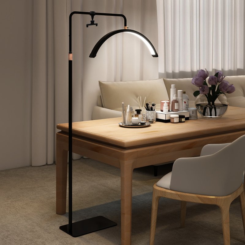 Emitto LED Lash Light Half Moon Lamp for Lash Extension Tattoo Aluminium Alloy