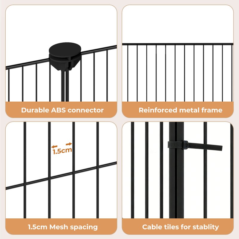 Small Animal Playpen Puppy Rabbit Fence Hamster Exercise Run Enclosure Indoor