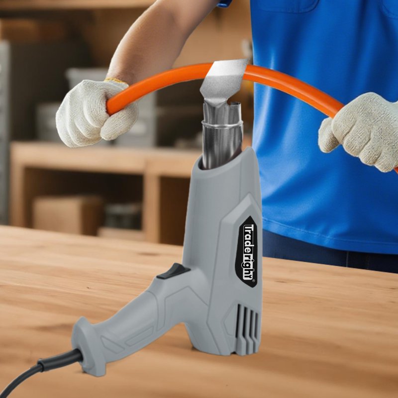 Traderight 2000W Heat Gun Hot Air Blower 2 Temperature Paint Remover 4 Nozzles