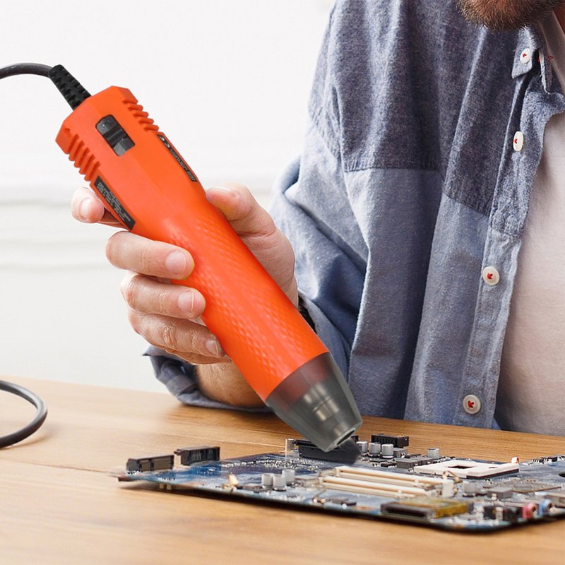 Traderight Hot Air Gun Portable Mini Heat Gun for DIY Crafts Shrink Wrapping
