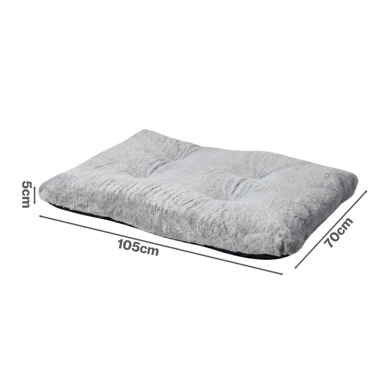 Skylos Large Dog Bed Mattress Soft Plush Cat Cushion Washable Pet Crate Pad Mat