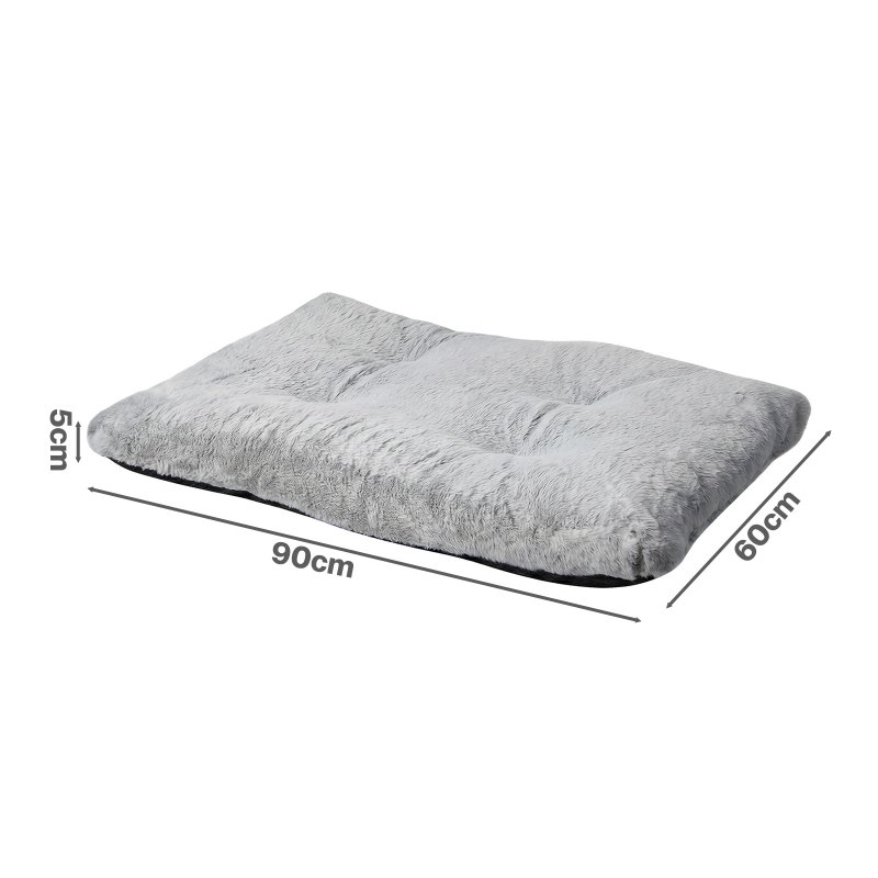 Skylos Large Dog Bed Mattress Soft Plush Cat Cushion Washable Pet Crate Pad Mat