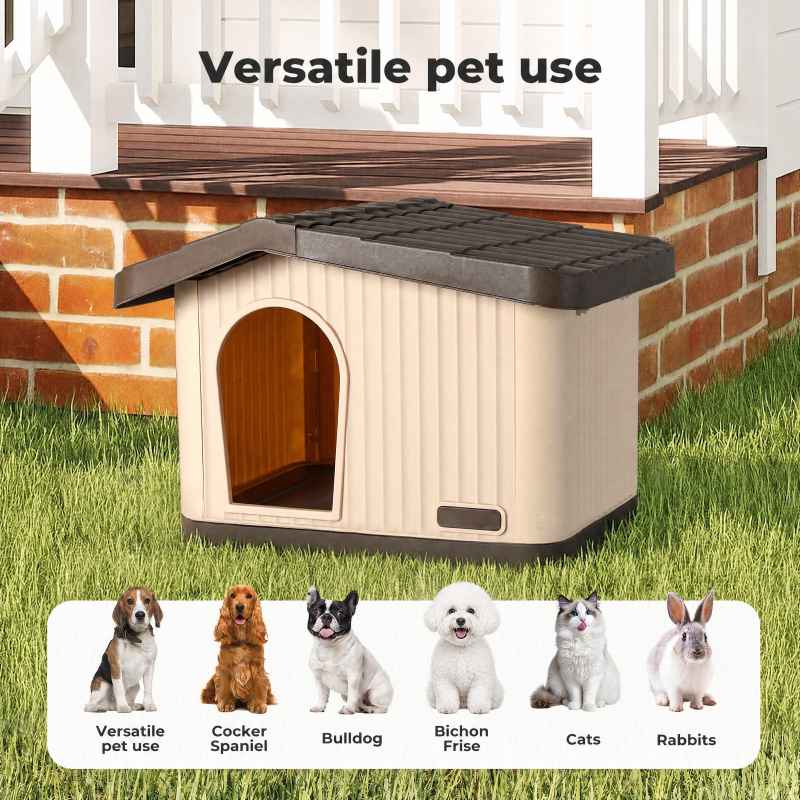 Skylos Dog Winter Insulated House Outdoor Feral Cat Weatherproof Warm Stray Dog Shelter