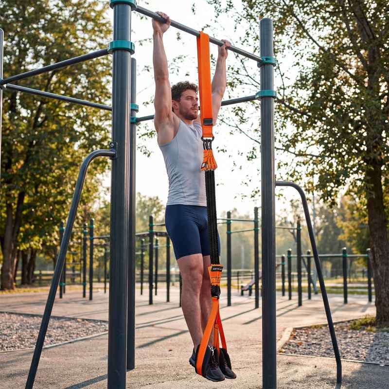 Centra Pull Up Assistance Band Heavy Duty Adjustable Gym Strength Training Set