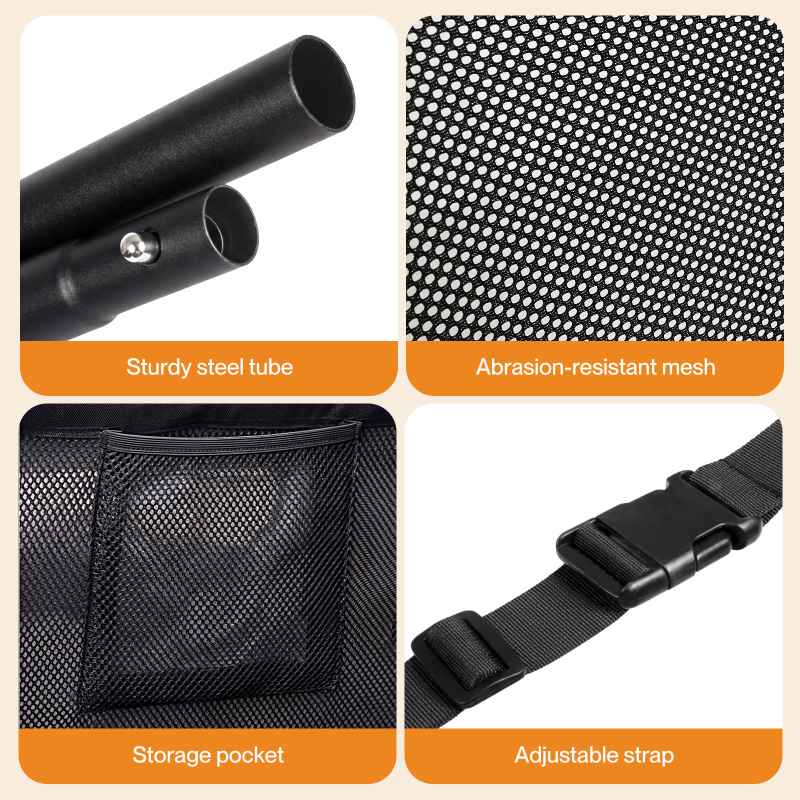 Skylos Dog Car Barrier Net Mesh Dog Guard Safety Boot Back Seat Pet Barrier