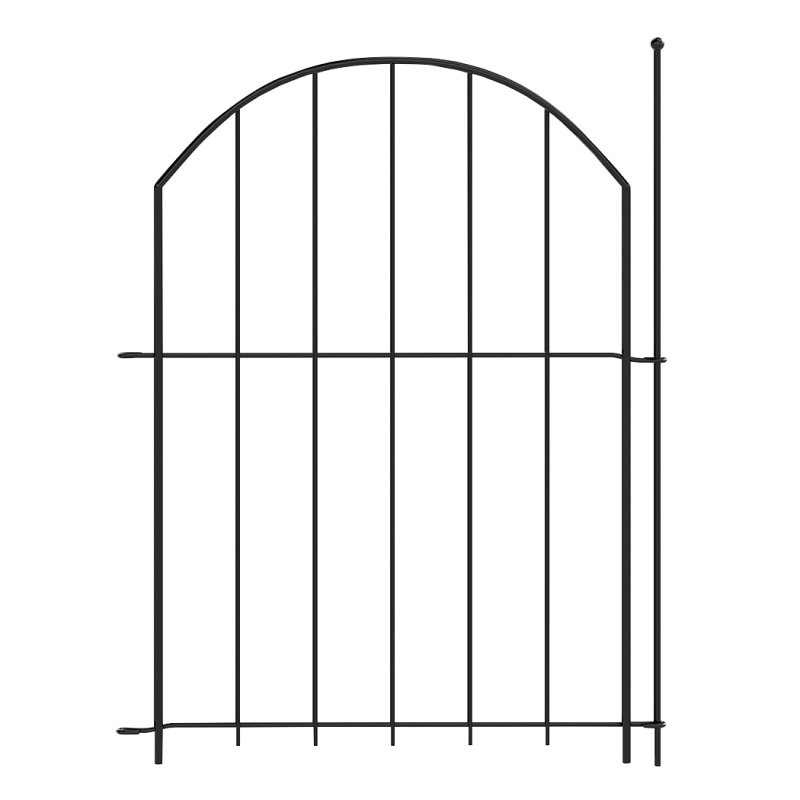 Levede Animal Barrier Metal Decorative Garden Fence Outdoor Pet Border 10 Pack
