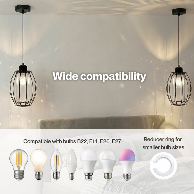 Emitto Crystal Ceiling Light Shade Pendant Lamp shade Table Floor Lamps Black