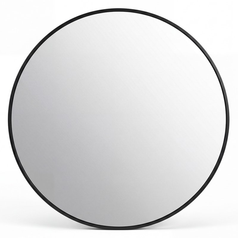 Yezi Wall Mirror Round Mirror Tempered Glass HD Explosion-proof Bathroom 60cm