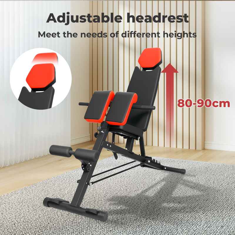 Centra Weight Bench Adjustable Foldable Strength Training Full Body Workout Gym