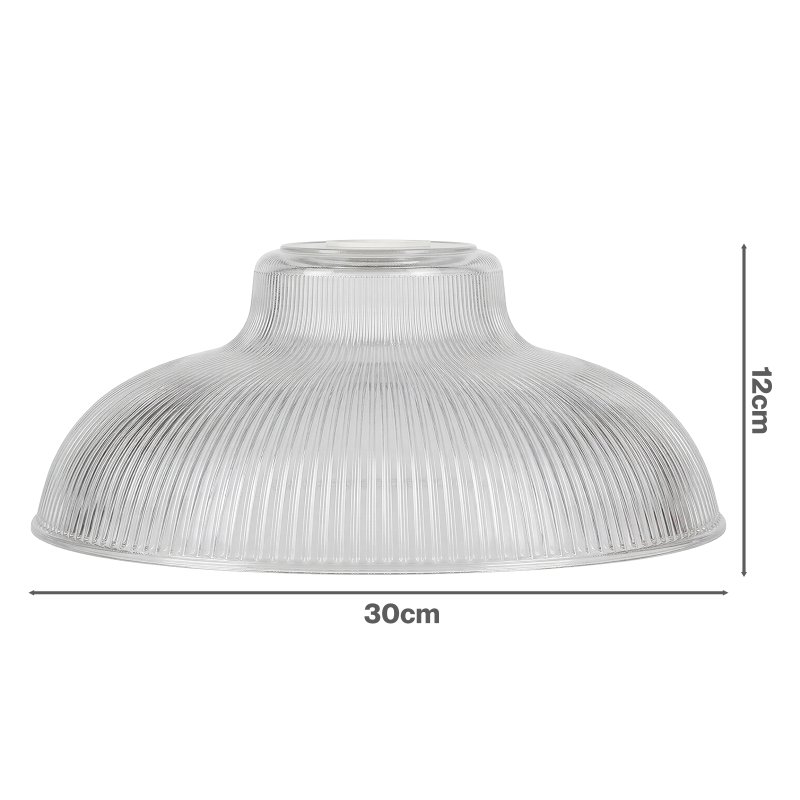 Emitto Ceiling Light Shade Pendant Glass Lamp Bistro Adjustable Clear Color