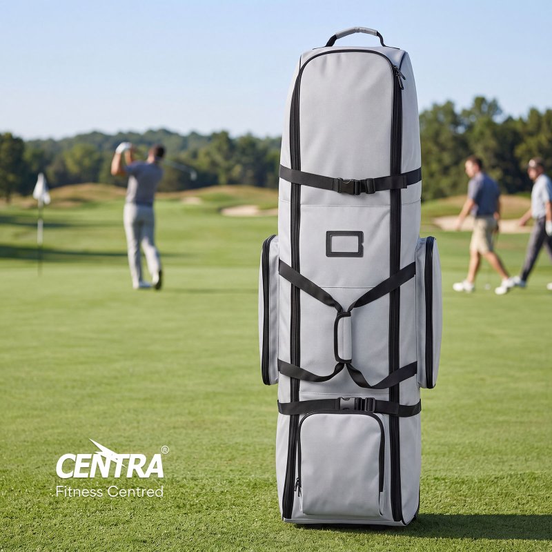Centra Golf Travel Bag Padded Reinforced Wheels 900D Oxford for Airline