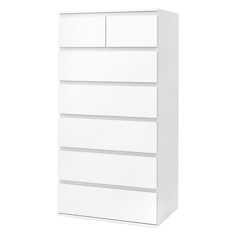 Levede Tall Chest of Drawers White Storage Cabinet for Bedroom Hallway Home