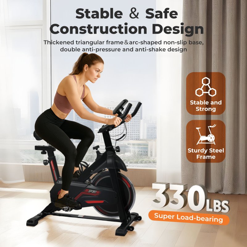 Centra Exercise Bike Smart App Spinning Bike Fitness Bicycle Workout Fullbody
