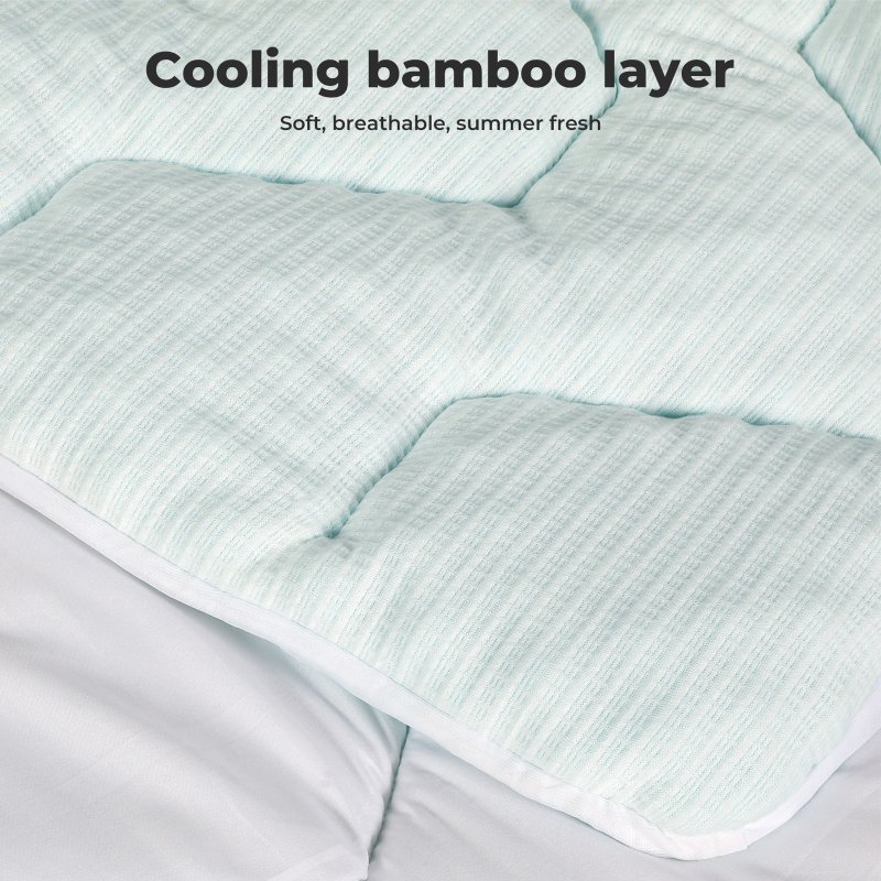 Lavio Mattress Topper Pillowtop Memory Foam Cover Bed Protector King King