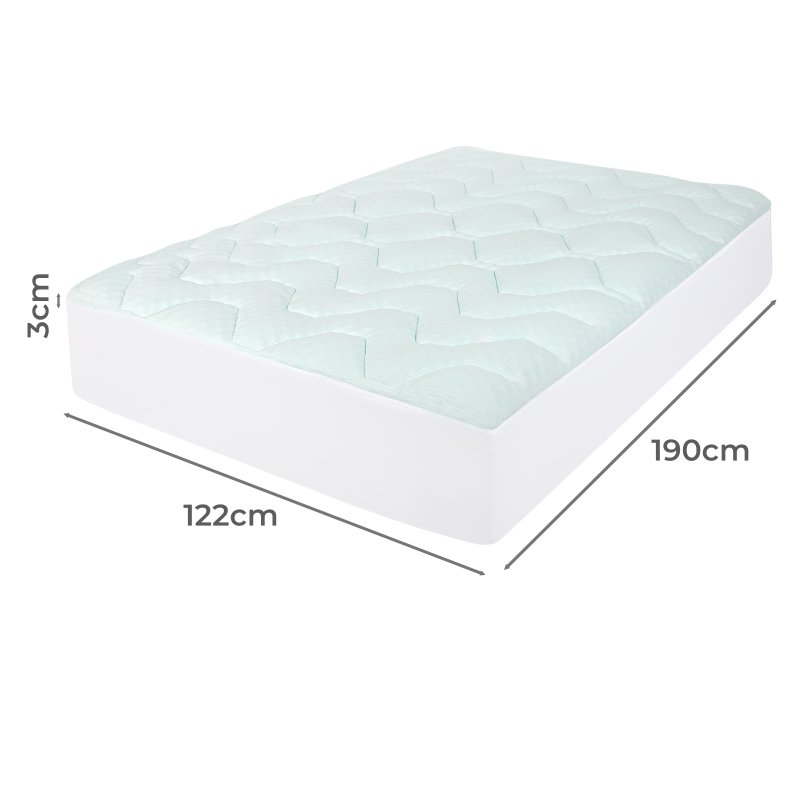 Lavio Mattress Topper Pillowtop Protector Memory Foam Bamboo Cover Small Double