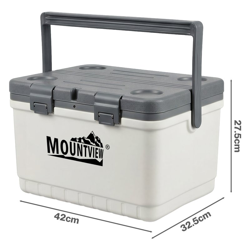 Mountview Cool Box 22L White Portable Large Cooler Ice Food Camping Beach Picnic