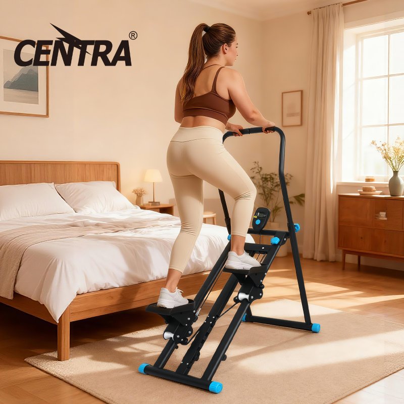 Centra Vertical Stair Climber Stepper Exercise Machine Foldable Home Fitness Gym