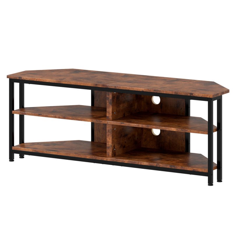 Levede Wooden TV Cabinet with RGB LED Light 120cm TV Stand Storage Unit Max 55"