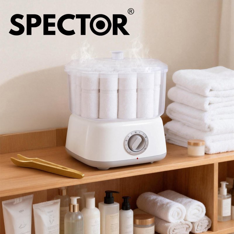 Spector 3L Towel Steamer Hot Towel Warmer Sterilizer Timer For Home Facial Spa