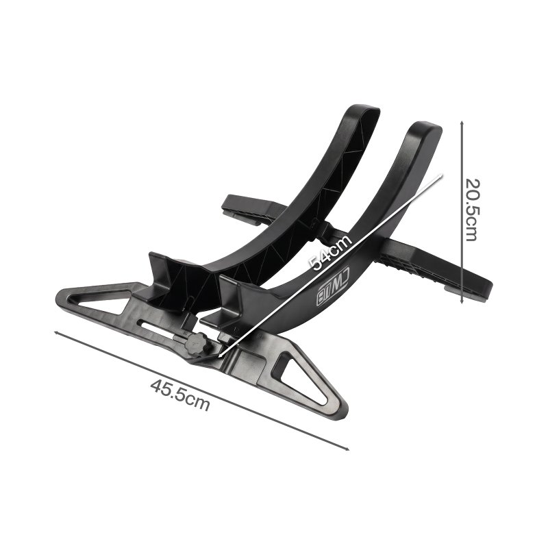 MONVELO Bike Stand Floor Rack Adjustable ABS For Mountain Bikes Garage Black