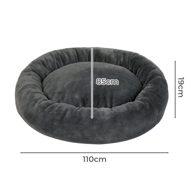 Skylos Dog Bed Donut Cushion Calming Anti Anxiety Large Pet Beds Washable Plush