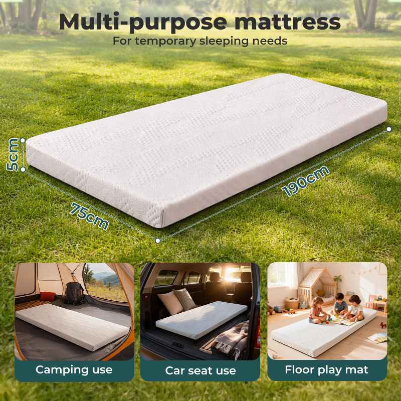 Lavio Mattress Topper Camping High Density Foam Car Floor Roll Bed Mat Portable