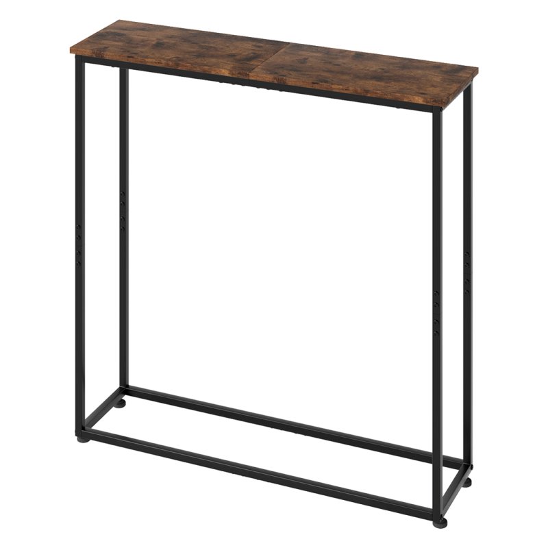 Console Hall Table Slim Entryway Hallway Sofa Table Display Shelf Industrial