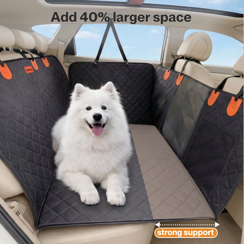 Skylos Dog Car Seat Cover Pet Back Seat Hammock Safety Protector Waterproof
