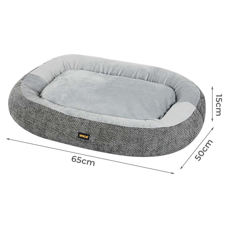 Skylos Pet Bed Washable Plush Orthopedic Soft Non Slip Mat Indoor Pet Cushion S