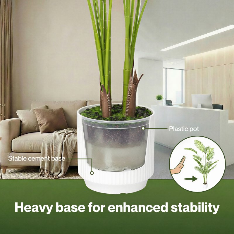 Levede Artificial Palm Tree Fake Plant Home Office Decor Realistic Faux Tree