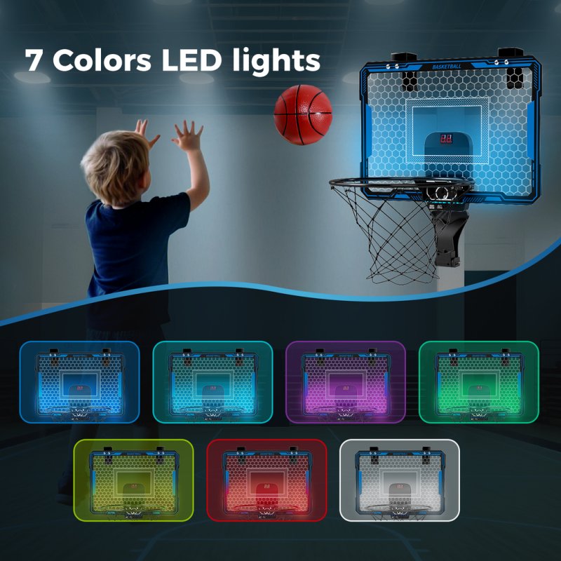 Dekko Basketball Hoop Automatic Scoring for Kids With 4 Balls