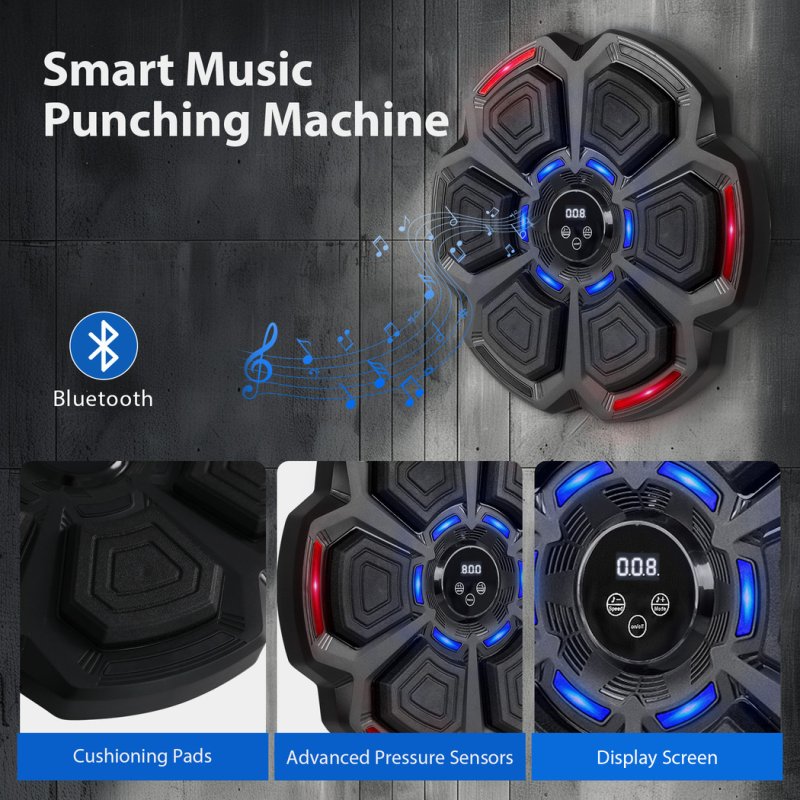 Centra Smart Punching Boxing with Boxing Gloves Black