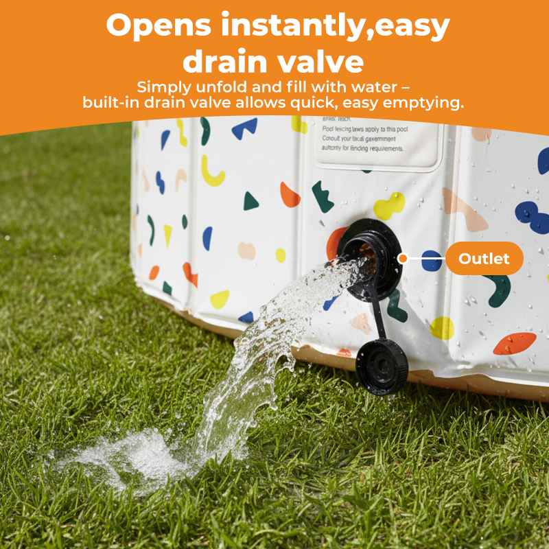 Skylos Dog Swimming Pool Foldable Pet Bath Non-Slip Portable Indoor Outdoor