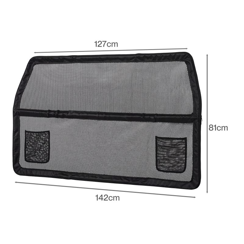 Skylos Dog Car Barrier Net Mesh Dog Guard Safety Boot Back Seat Pet Barrier