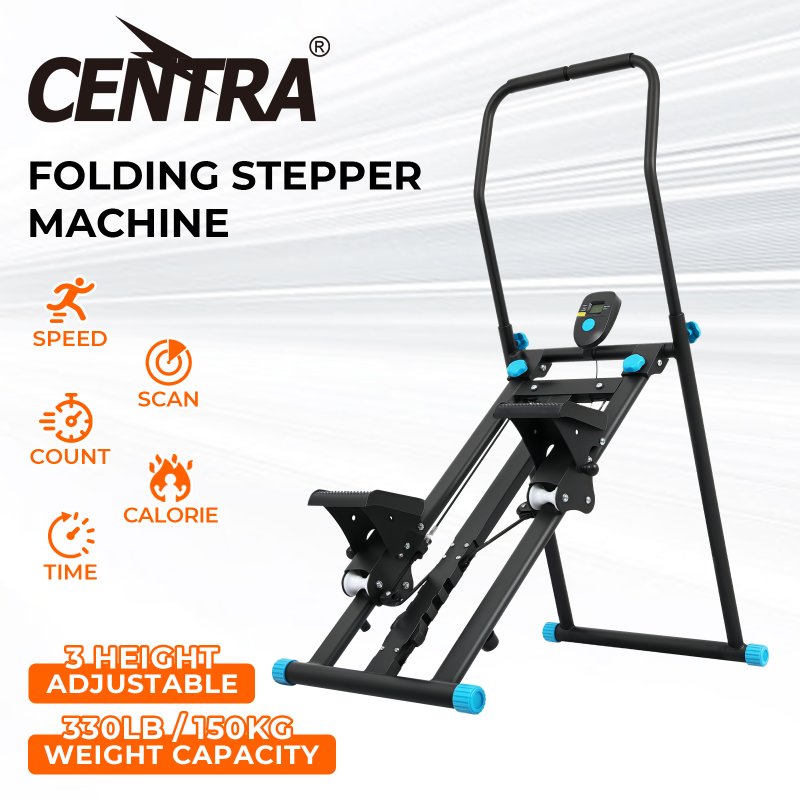 Centra Vertical Stair Climber Stepper Exercise Machine Foldable Home Fitness Gym