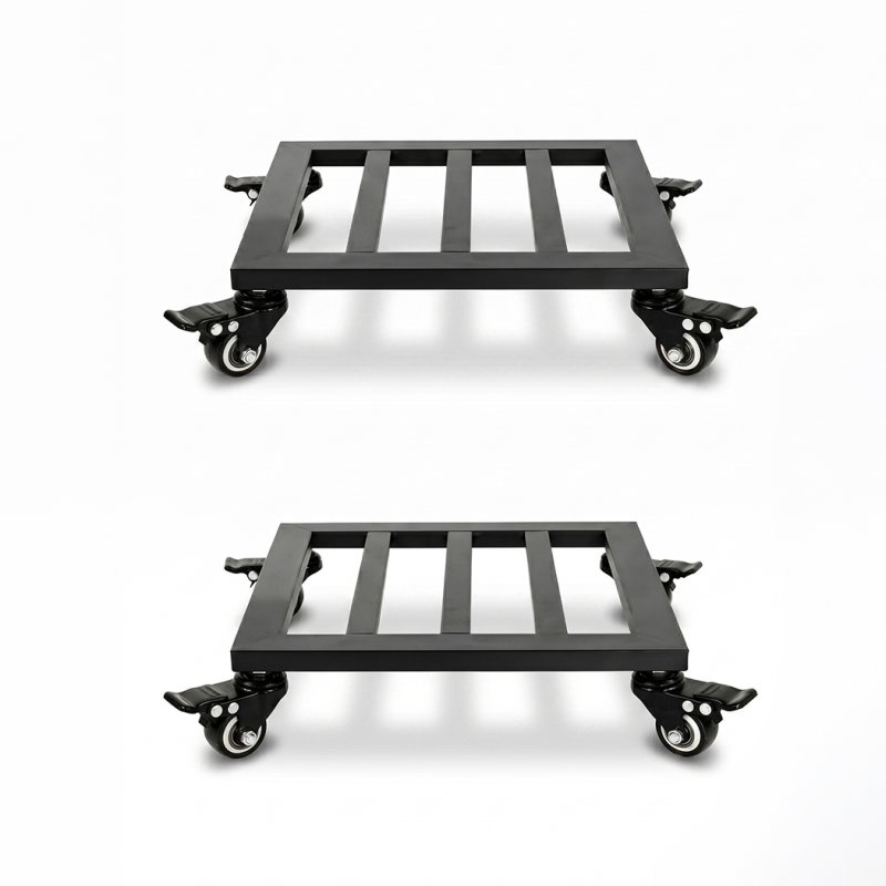 Toque Plant Caddy with Wheels Heavy Duty Rolling Plant Stand Trolley 2PCS
