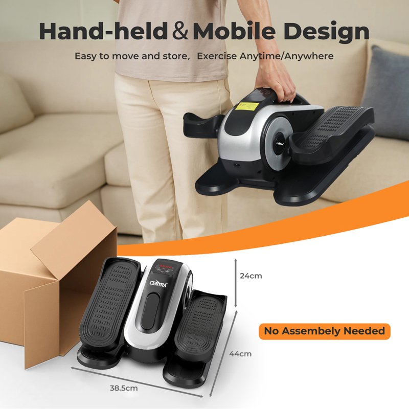 Centra Elliptical Machine Under Desk Foot Pedal Arm Exerciser Remote Rehab User
