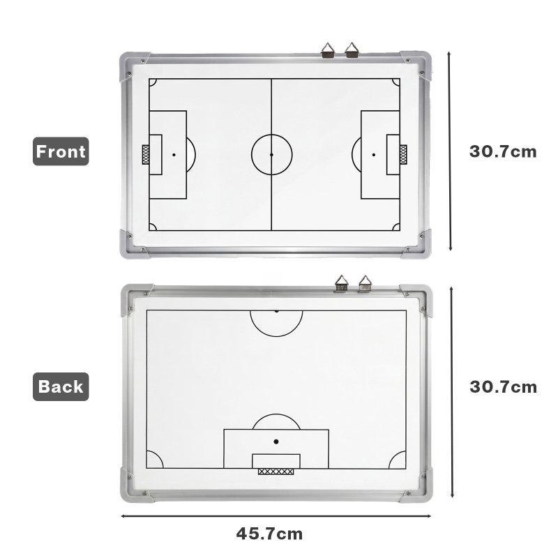 Magnetic Football Tactics Board Double Sided Soccer Coaching Clipboard Training