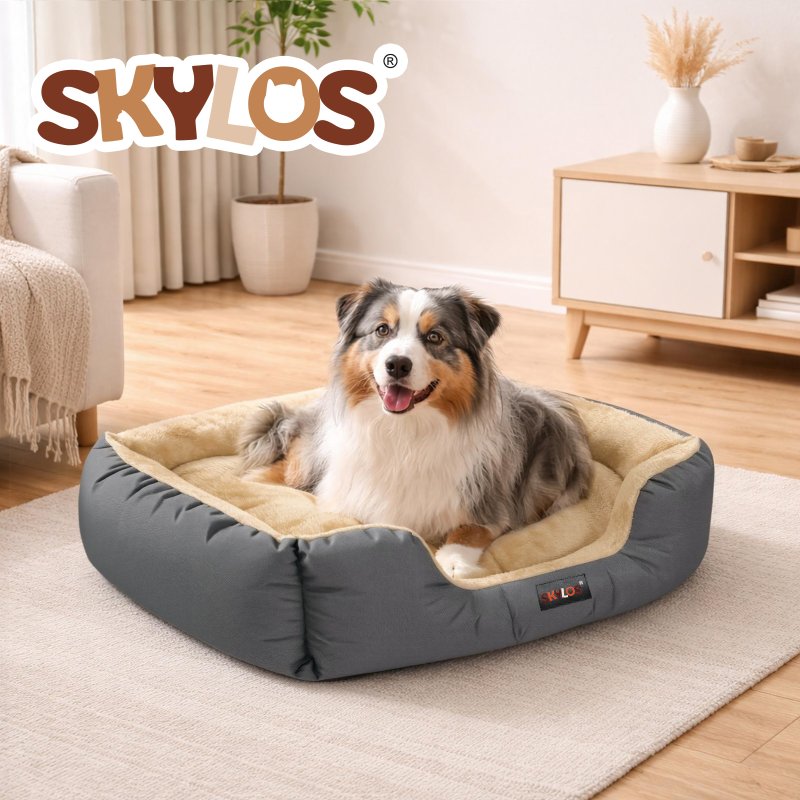 Skylos Pet Bed Cat Mattress Luxury Soft Cushion Warm Dog Basket for Large Dog