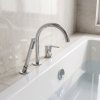 Rea 3-Hole Bathtub Faucet Lungo Chrome 23,5X6,5X27,5Cm