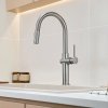 KITCHEN FAUCET REA FRESH HIGH BRUSH NICKEL