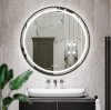 Bathroom LED Mirror REA MMJ 90cm Black