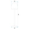 Bedside lamp APP1361-T green