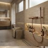 Shower Faucet Rea Venti Brush Copper
