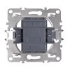 Toolight Single Switch With Frame Oste Jnh006-w Black
