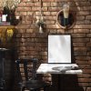 Wall Light Toolight APP1465-1W E27 brown / black